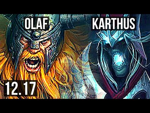 OLAF vs KARTHUS (JNG) | 66% winrate, 6/2/7, Rank 11 Olaf | KR Grandmaster | 12.17