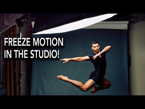 How to Freeze Motion In the Photography Studio Using Flash