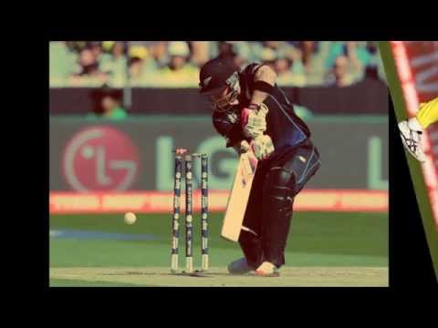 Brendon Mccullum Bolwed world cup final 2015 Official