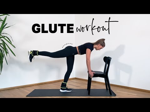 GLUTES ANKLE WEIGHT WORKOUT [ Ankle Weights Optional ]