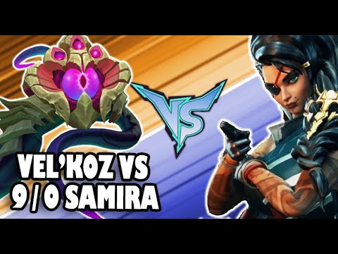 AZZAPP VEL'KOZ VS HIGH ELO GODLIKE SAMIRA - League of Legends
