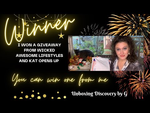Time to pick a Winner for I won a giveaway from Wicked Awesome Lifestyles and Kat Opens Up #winner