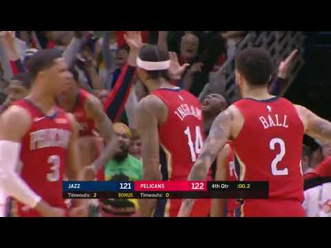 Brandon Ingram HUGE potential Game-Winner Shot vs Jazz