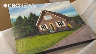 Painting the homes lost in the Kingston fire