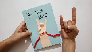 Handmade Rakhi Card / Rakshabandhan Greeting Card / Creative Rakhi Gift / Brother Sister Card