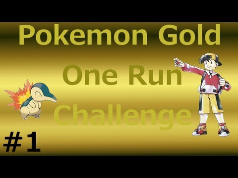 Pokemon Gold OneRun Challenge - Part 1 - Starting Off