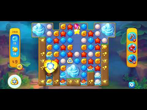 Fishdom 2419 - Hard Level (12 Moves)