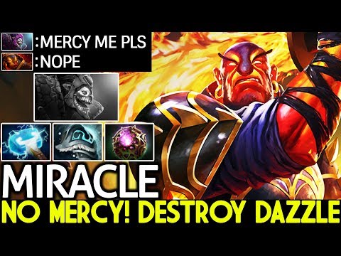 Miracle- [Ember Spirit] No Mercy! Destroy Dazzle Ranked Gameplay 7.21 Dota 2