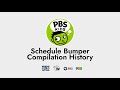 PBS Kids Schedule Bumper Compilation History