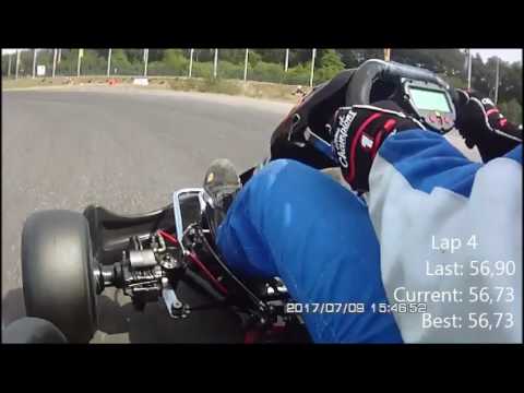 CRG TM K9C 125cc KZ2 Kart at Genk 9-7-2017 Onboard cam Extreme HD 170 60FPS