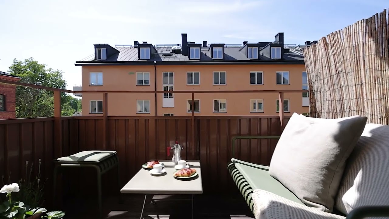 1.5 rum Lägenhet på Wollmar Yxkullsgatan 52 A, 3tr Södermalm - Högalid Stockholms kommun - video