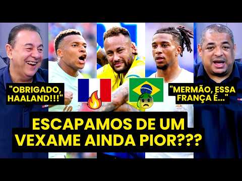“IMAGINEM o BRASIL contra essa FRANÇA, cara! O HAALAND EVITOU UMA…” OLHA ESSE DEBATE sobre a COPA!