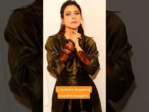 Brass Charm 1 Piece Trending Handcrafted Wooden Bangles