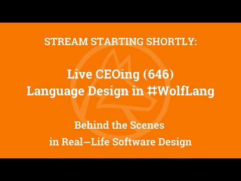 Live CEOing Ep 646: Language Design Review for Compiler-Based Paclets & CompiledComponent