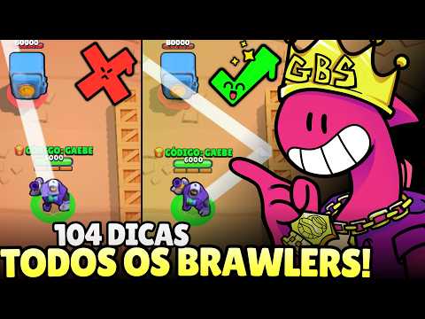 1 TIP for EVERY BRAWLER in BRAWL STARS! 104 TIPS & 104 BRAWLERS!