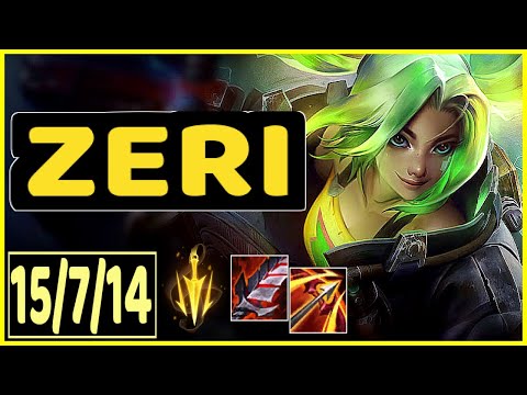 ZERI VS NILAH - 15/7/14 KDA ADC GAMEPLAY CHALLENGER I