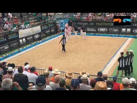 Carton rouge pour Michael BONETTO - Masters Pétanque 2021 six four plage -