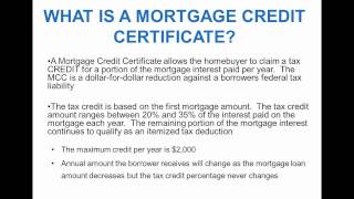preview picture of video 'Mortgage Credit Certificate - South Bend Indiana'