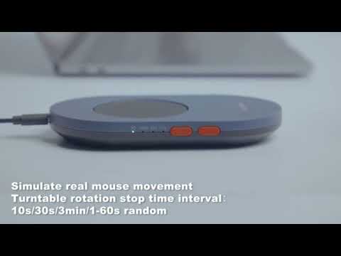 Vaydeer Undetectable Mouse Jiggler with Power Adapter and ON/Of