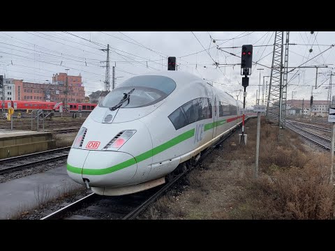 Mitfahrt im ICE 3 Br 403 von München Hbf nach Nürnberg Hbf mit max. 280 km/h