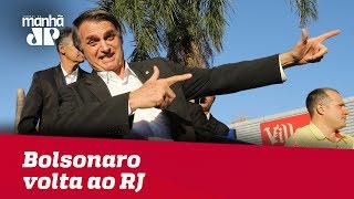 Bolsonaro volta ao RJ após dias em Brasília
