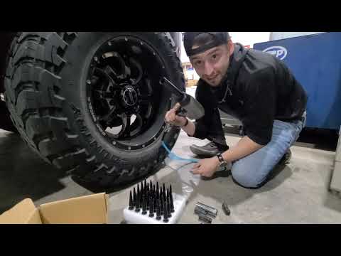 Spiked Lug Nuts on my DURAMAX