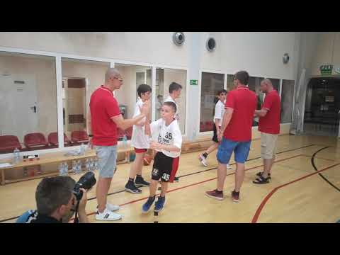 Przed meczem WKK Wrocław MBA Warszawa MP U14