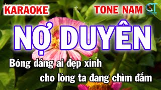 Karaoke Nợ Duyên Tone Nam Nhạc Trẻ 8x 9x - Làng Hoa