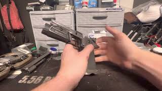 How to do Trigger job on Springfield Armory Prodigy 1911 DS (DIY Lighten trigger pull)