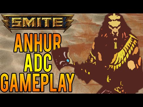 Smite: Anhur ADC Gameplay - Anhur's Back And I Ain't Lion.