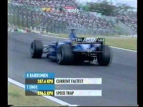 F1 Japanese GP Suzuka 2001 Qualifying - Tomas Enge Huge Slide At 130R!