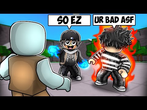 TROLLING TOXIC TEAMERS in Roblox The Strongest Battlegrounds