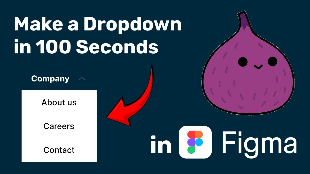 How to Make a Dropdown in Figma in 100 Seconds