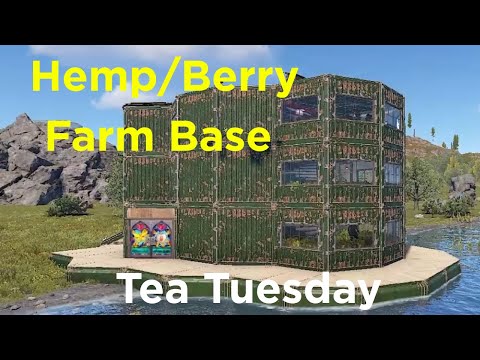 The Ultimate Medium Farm Base for Rust | Bunker, Bees, Vending, & More! (Solo/Duo/Trio) Surfer
