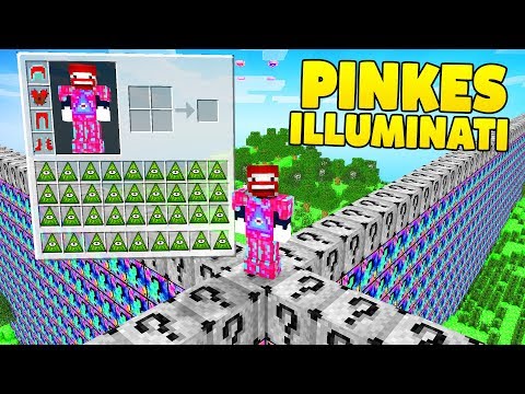 PINK ILLUMINATI OP ARMOR | LUCKY BLOCKS WALL