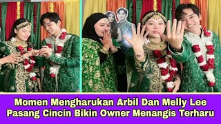 Download lagu Arbil and Melly Lee's touching moment of putting on their rings moved the owner to tears. mp3