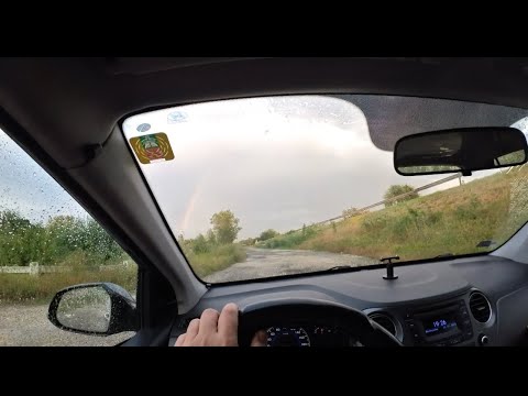Driving in the rain in Hungary 🇭🇺🇭🇺🇭🇺 #travel #roadtrip #hungary
