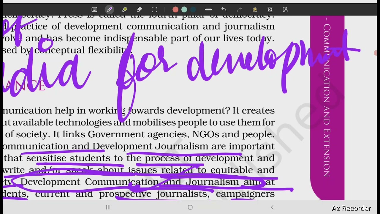 Development communication & Journalism |class12| Home science | Ncert explanation | Part1|cbse board