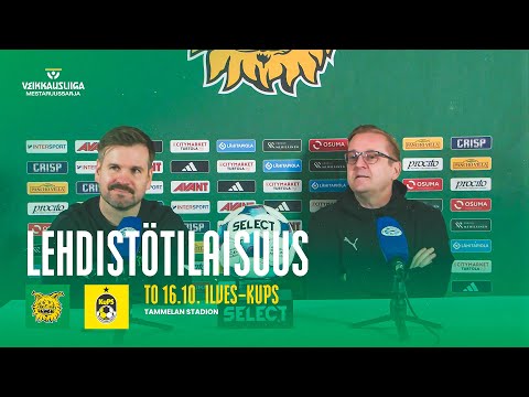 Lehdistötilaisuus | Ilves–KuPS 16.10.2025