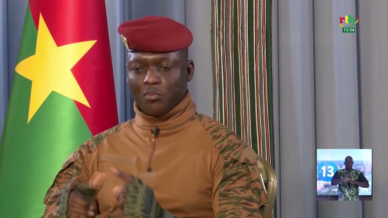 Entretien avec le Chef de l’Etat: le Président du Faso, le Capitaine Ibrahim Traoré face à la presse
