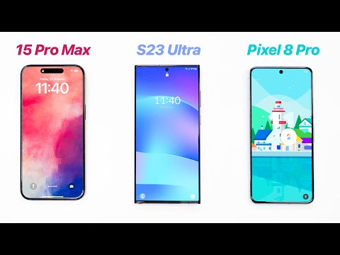iPhone 15 Pro Max vs S23 Ultra vs Pixel 8 Pro - The BEST 2023 Smartphone?