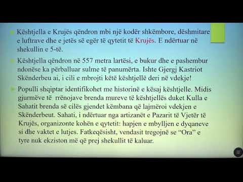 5 01 005 - Java e parë - Gjuhë shqipe - Të flasim: Kështjella e vendit tim