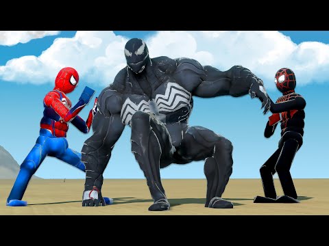 SPIDER-MAN GAME & MILES MORALES vs VENOM | Ultimate NPC Showdown!