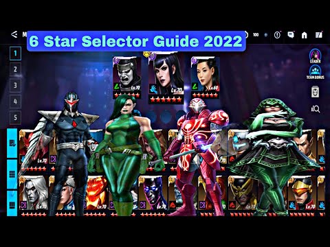 6 Star Selector Guide 2022 - Marvel Future Fight