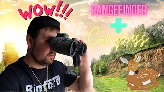 Unboxing: Binoculars with Compass and Rangefinder 10x50 Camouflage Large Object FMC Lens Clear View