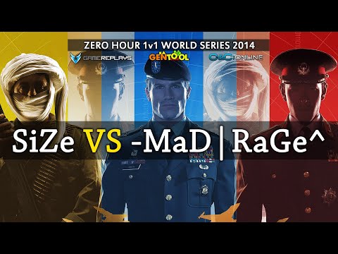 WS2014 - Size VS Rage - Finals - 1v1 - Generals Zero Hour