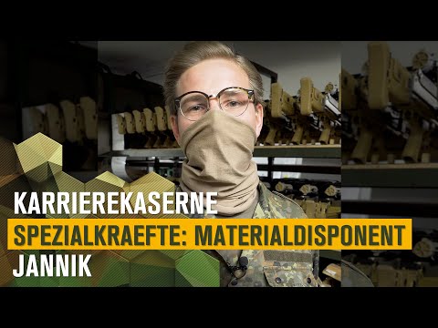 Materialdisponent Jannik | KarriereKaserne Spezialkräfte