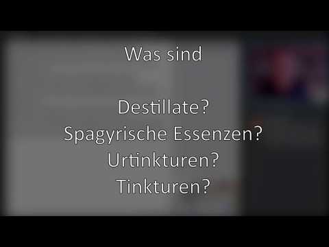 Tinkturen und Urtinkturen - Klärung im Rahmen der ionis Spagyrik