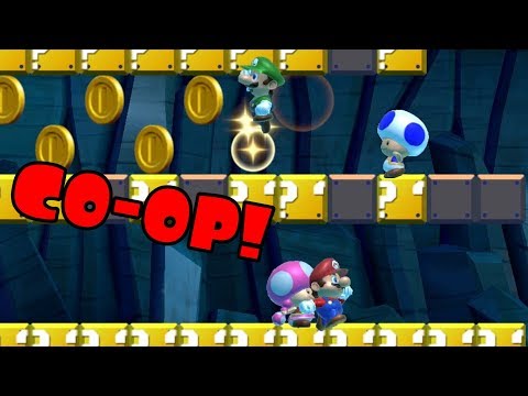 Super Mario Maker 2 Multiplayer Teaming Co-Op