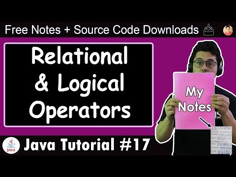 Java Tutorial Relational and Logical Operators in Java